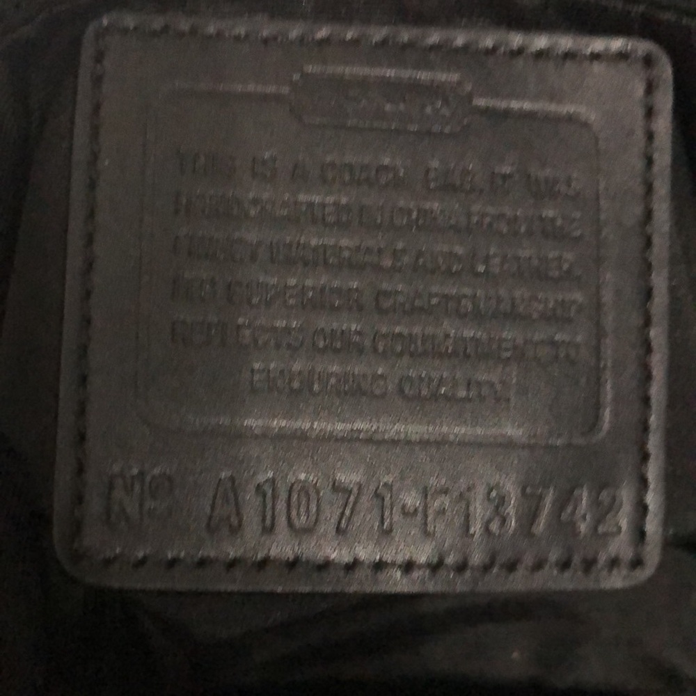 Coach Signature Canvas Shoulder Bag - Picture 12 of 12